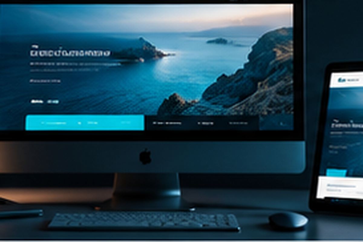 Responsive website shown on desktop, tablet, and phone — custom, mobile-first websites built by Creative Web Properties for South Florida businesses